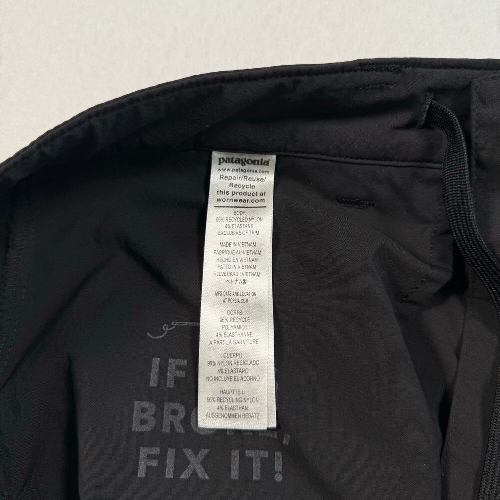 Patagonia Inter-Continental Black Hiking Pants Black Womens size 10 - Picture 8 of 12